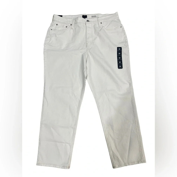 NWT - J crew
High rise straight 
Premium edition
Size 34
Waist 19”
Inseam 27” - Picture 3 of 10